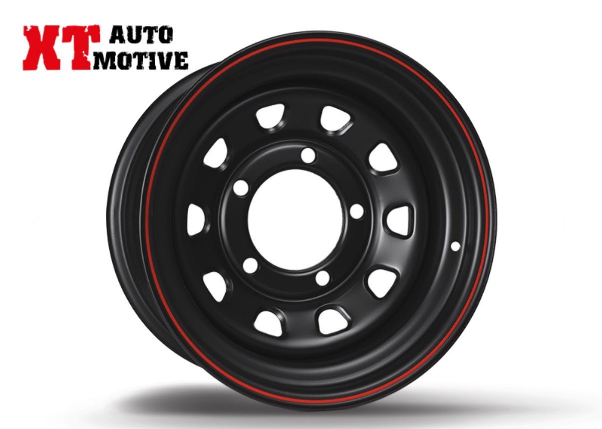 CERCHIO 16x8 ET - 10 DAYTONA NERO PER LAND ROVER - Autoricambi4x4