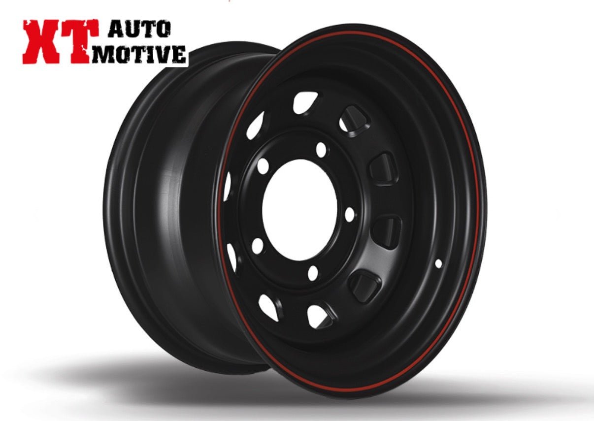Cerchio 16X8 ET -10 Daytona nero per Land Rover - Autoricambi4x4 - vista 3