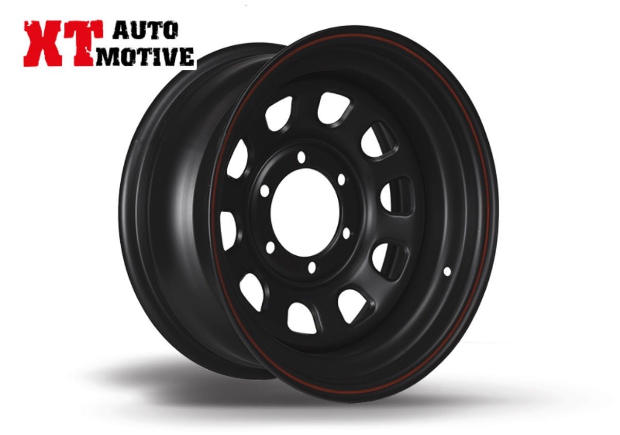 Cerchio 16X8 ET -25 Daytona nero per Opel - Autoricambi4x4 - vista 3