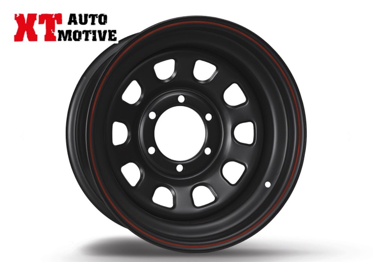 CERCHIO 16x8 ET - 25 DAYTONA NERO PER OPEL - Autoricambi4x4