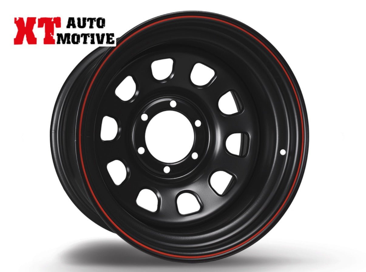 CERCHIO 17x10 ET - 30 DAYTONA NERO PER NISSAN - Autoricambi4x4