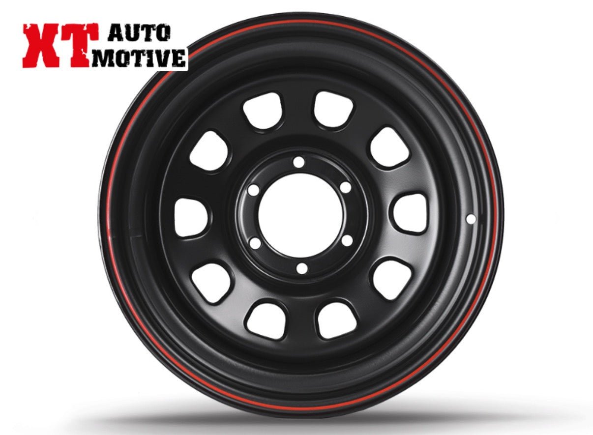 CERCHIO 17x10 ET - 30 DAYTONA NERO PER TOYOTA - Autoricambi4x4