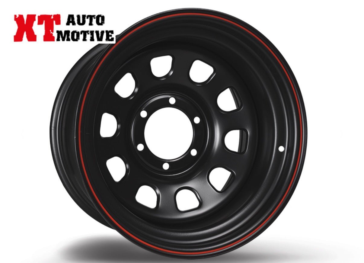 CERCHIO 17x10 ET - 30 DAYTONA NERO PER TOYOTA - Autoricambi4x4