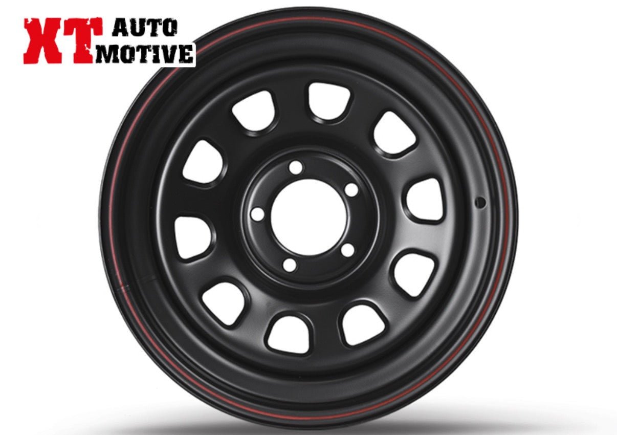 CERCHIO 17X7 ET 0 DAYTONA NERO PER JEEP - Autoricambi4x4