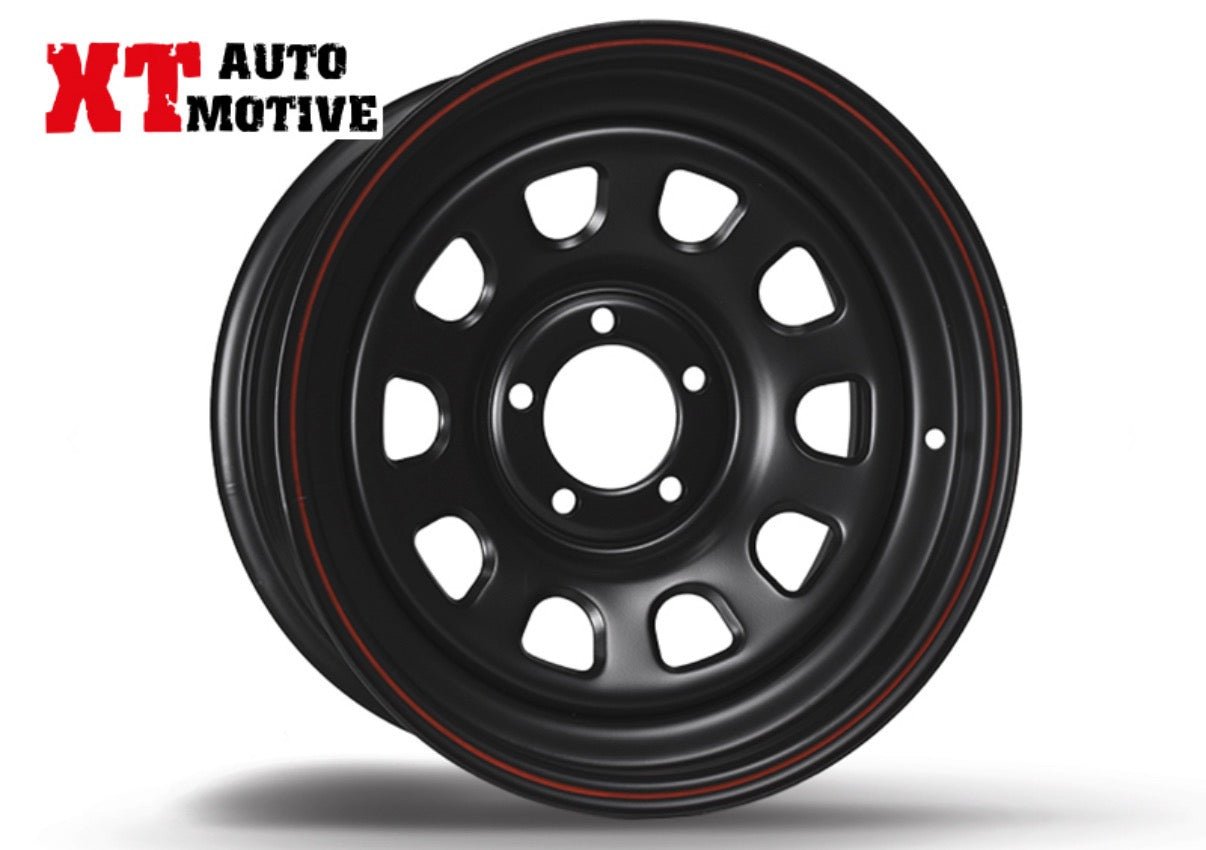 CERCHIO 17X7 ET 0 DAYTONA NERO PER JEEP - Autoricambi4x4
