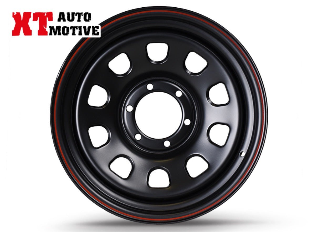 CERCHIO 17x8 ET - 10 DAYTONA NERO PER MITSUBISHI - Autoricambi4x4