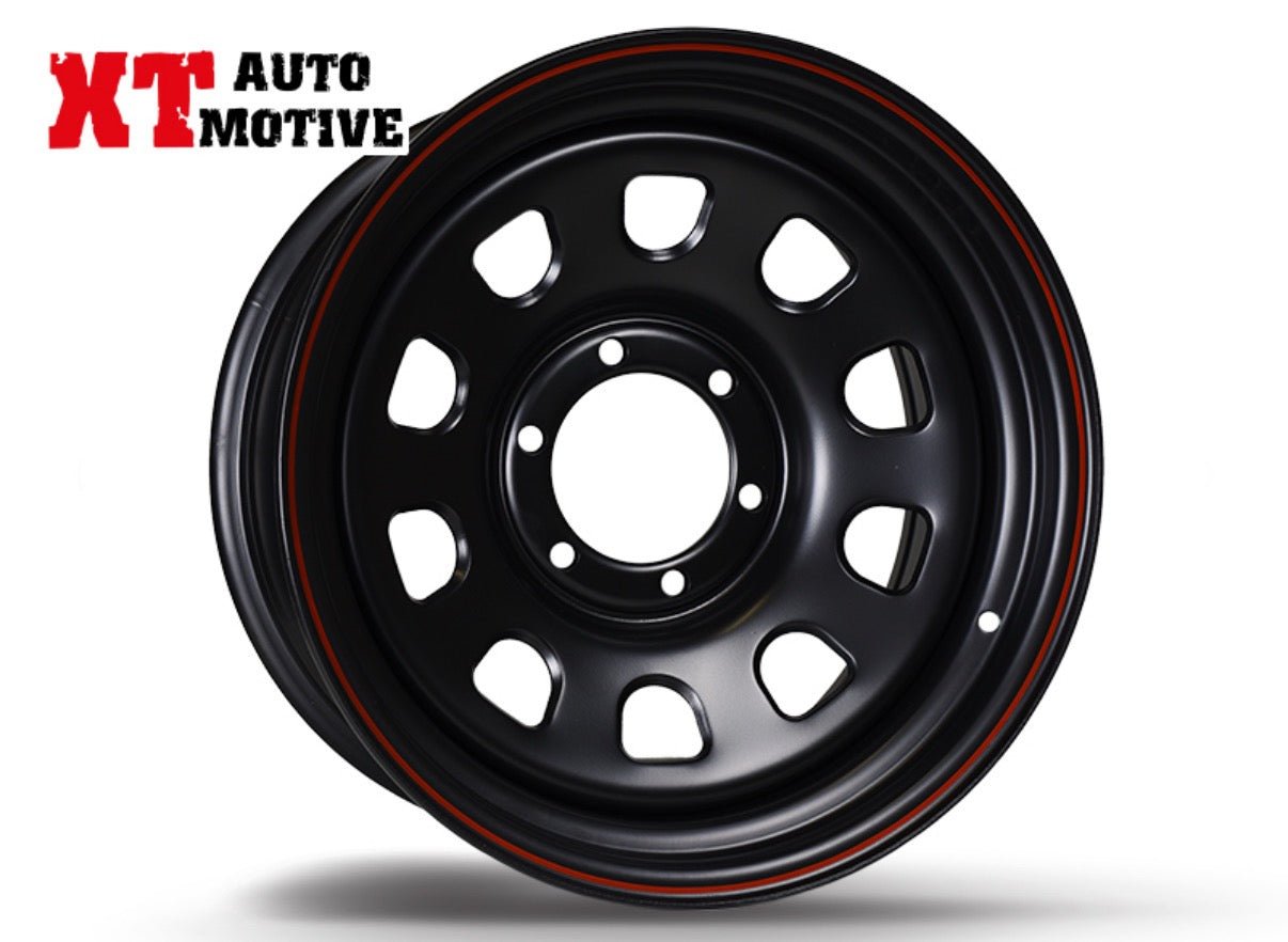CERCHIO 17x8 ET - 10 DAYTONA NERO PER NISSAN - Autoricambi4x4