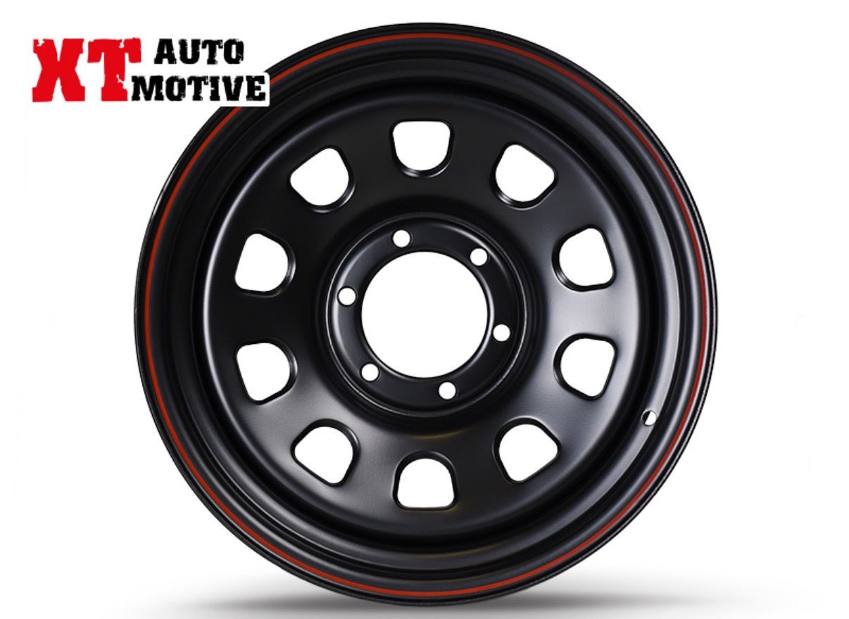 CERCHIO 17x8 ET - 10 DAYTONA NERO PER TOYOTA - Autoricambi4x4