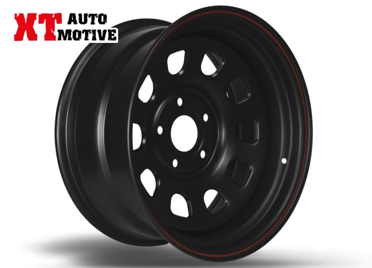 Cerchio 17X8 ET -20 Daytona nero per Jeep - Autoricambi4x4 - vista 3