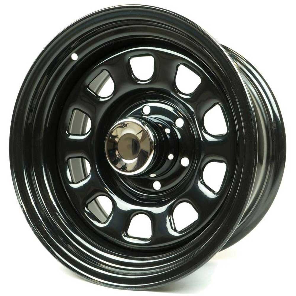 Cerchio in acciaio Sputnik Nero Lucido OFD - Autoricambi4x4