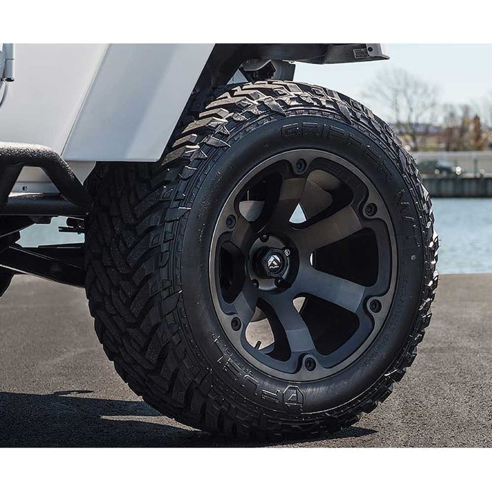 Cerchio in lega D564 Beast Nero Opaco/Double Dark Tint Beast Fuel - Autoricambi4x4