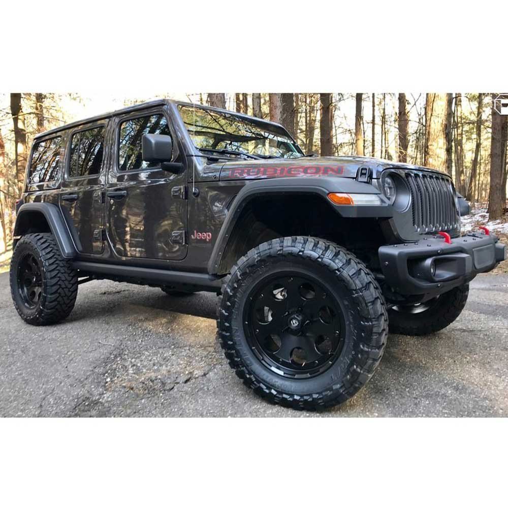 Cerchio in lega D608 Enduro Matte Black Fuel - Autoricambi4x4