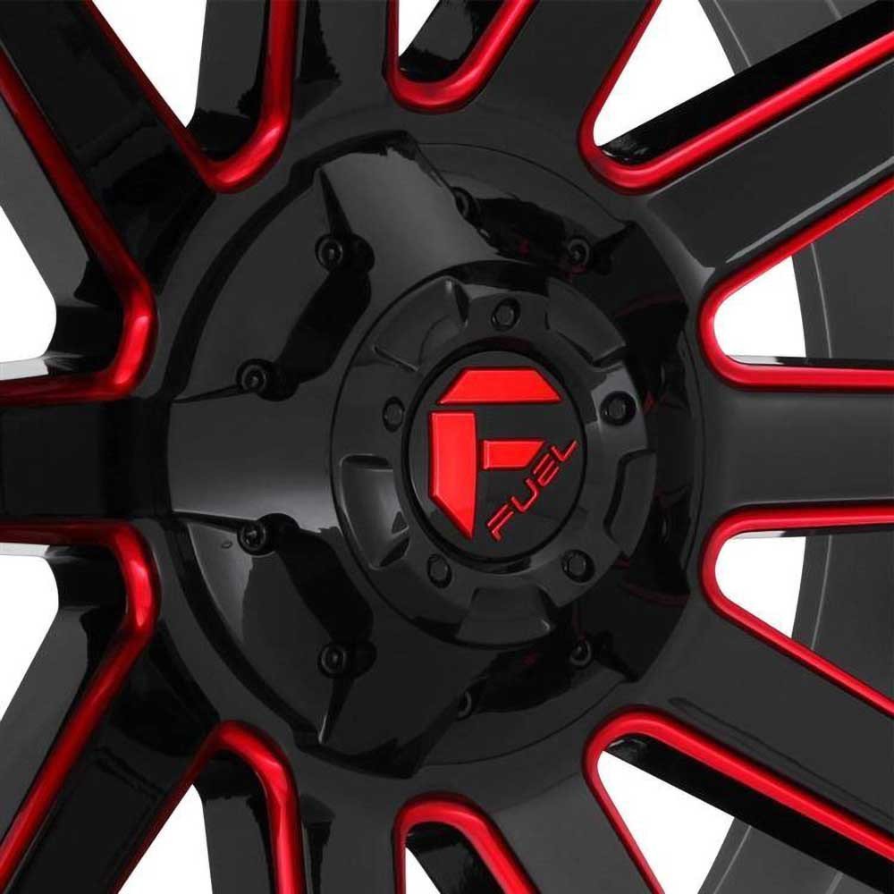 Cerchio in lega D643 Contra Gloss Black/Candy Red Fuel - Autoricambi4x4