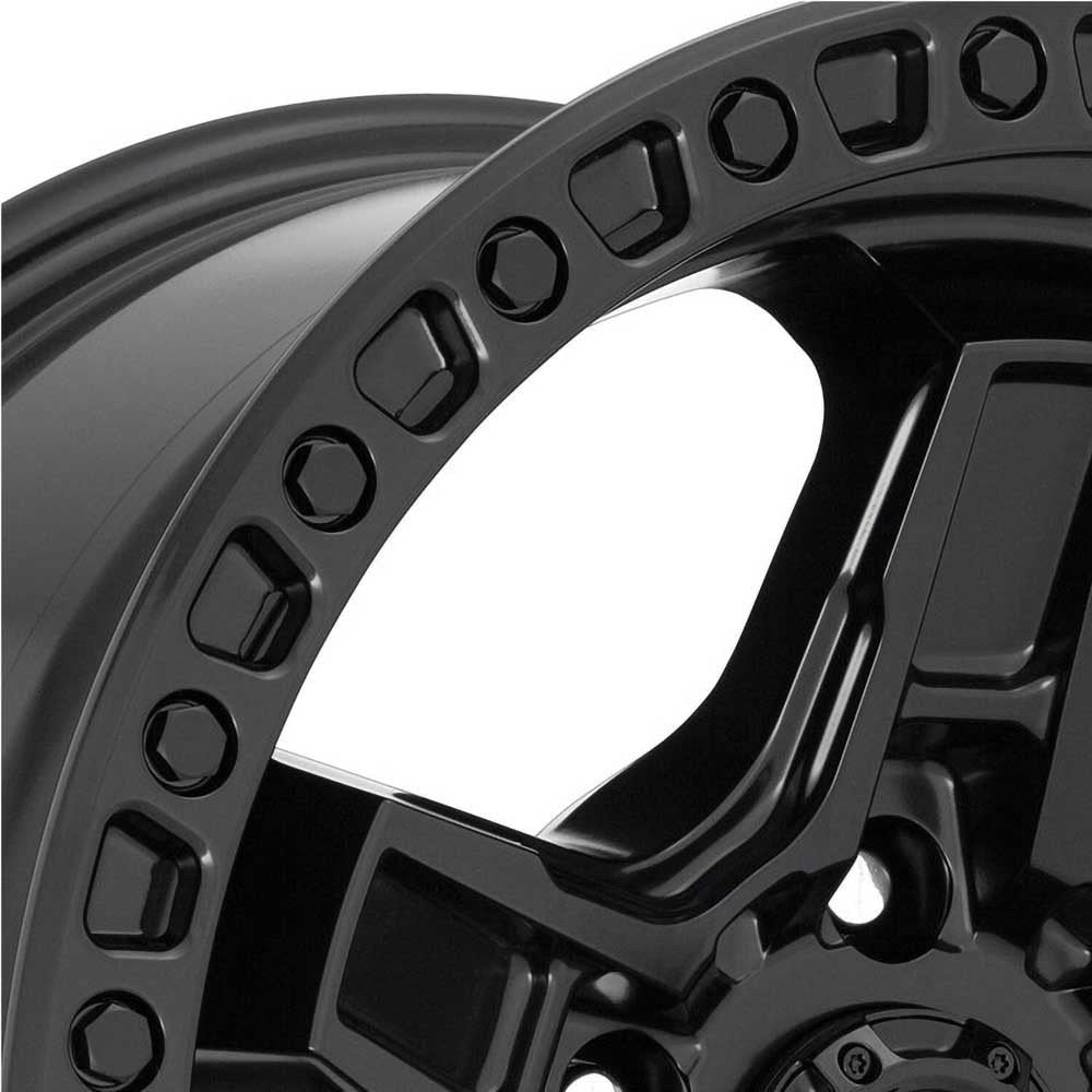 Cerchio in lega D697 Kicker Matte Black Fuel - Autoricambi4x4
