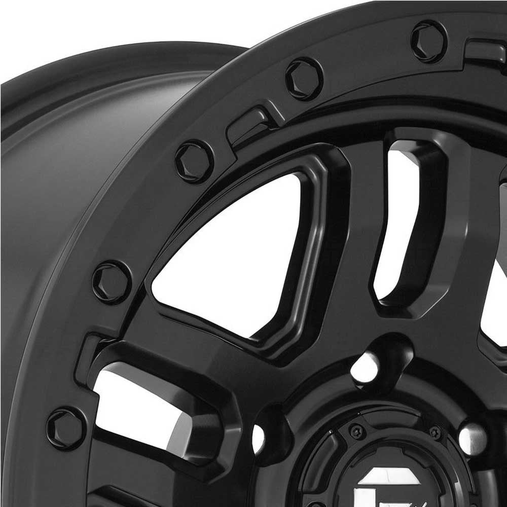 Cerchio in lega D700 Ammo Matte Black Fuel - Autoricambi4x4