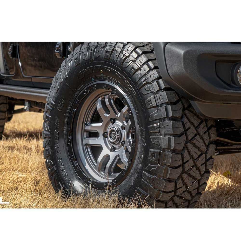 Cerchio in lega D701 Ammo Matte Gunmetal/Black Bead Ring Fuel - Autoricambi4x4
