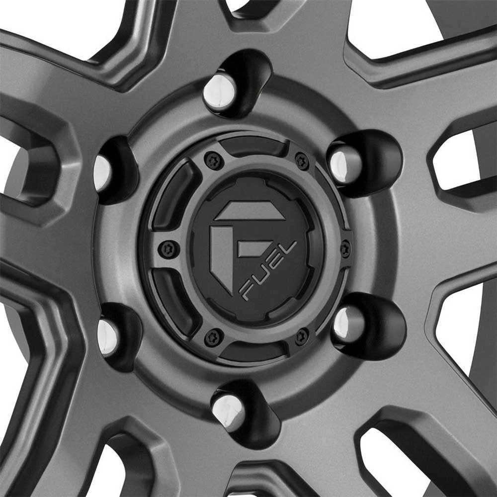 Cerchio in lega D701 Ammo Matte Gunmetal/Black Bead Ring Fuel - Autoricambi4x4