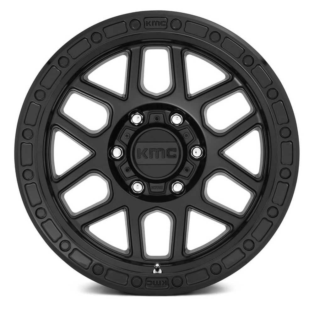 Cerchio in lega KM544 Satin Black/Gloss Black Lip KMC - Autoricambi4x4