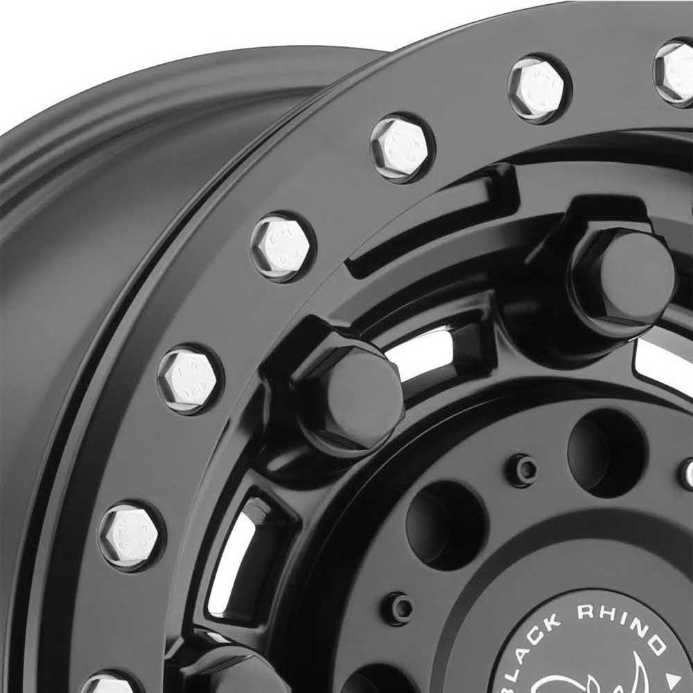 Cerchio in lega Matte Black Garrison Beadlock Black Rhino - Autoricambi4x4