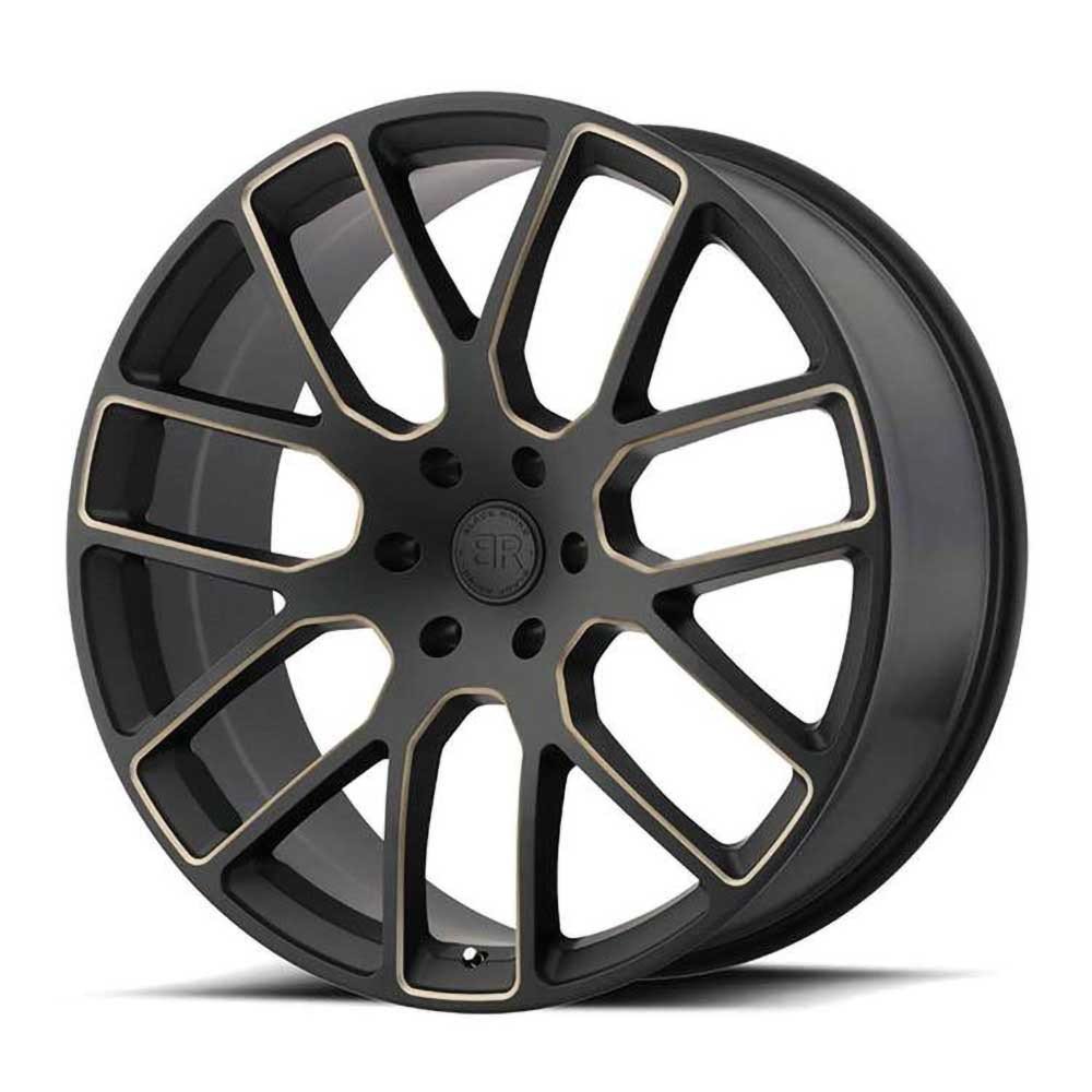 Cerchio in lega Matte Black/Dark Tint Milled Kunene Black Rhino - Autoricambi4x4