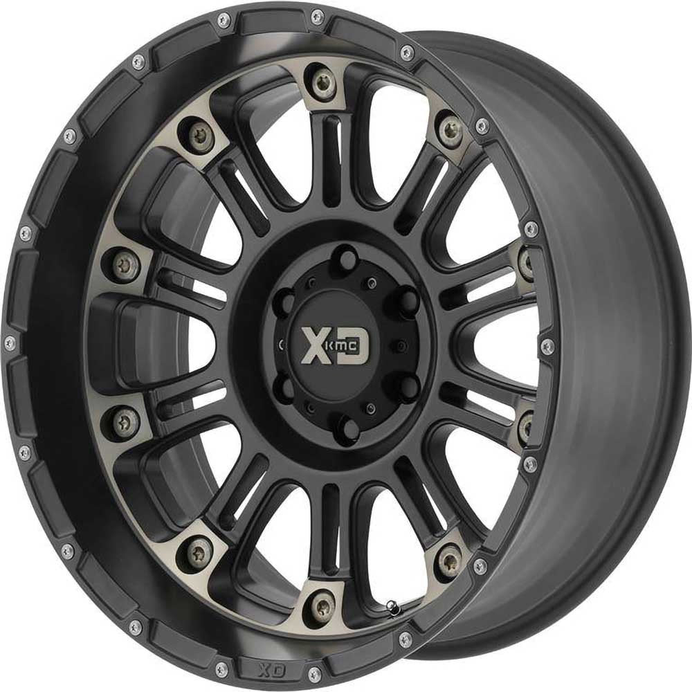 Cerchio in lega XD829 Hoss II Satin Black/Machined Dark Tint XD Series - Autoricambi4x4