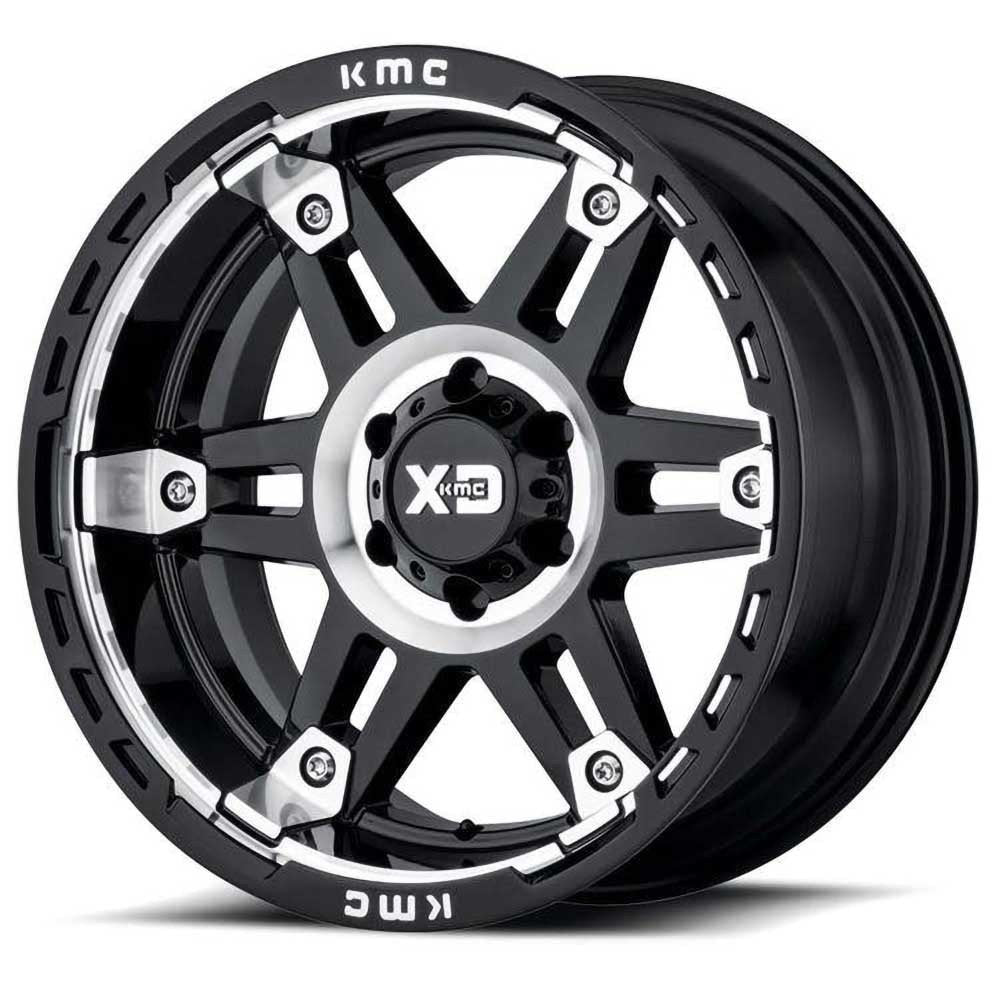 Cerchio in lega XD840 Spy II Gloss Black Machined XD Series - Autoricambi4x4