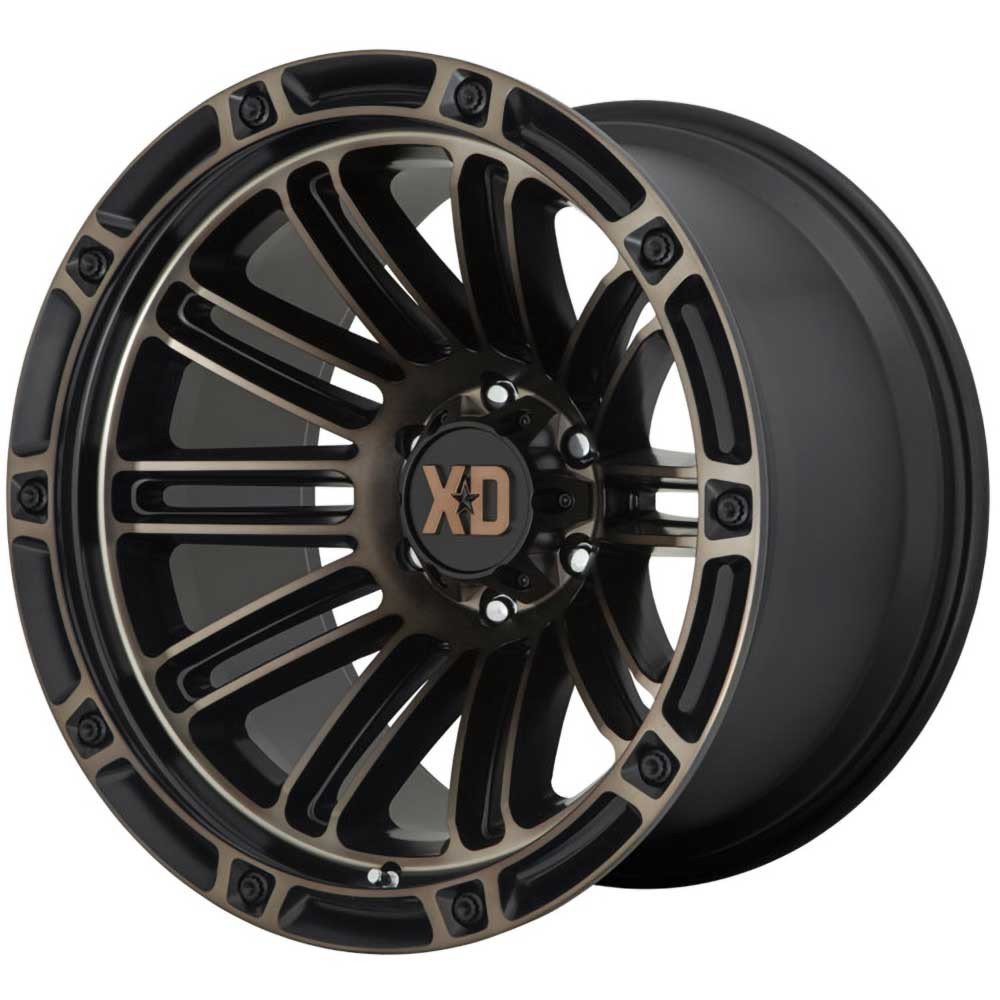 Cerchio in lega XD847 Double Deuce Satin Black/Dark Tint XD Series - Autoricambi4x4