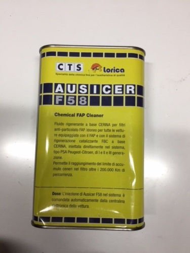 CERINA ADDITIVO LIQUIDO RIGENERANTE PER FILTRO ANTIPARTICOLATO FAP LT1 - Autoricambi4x4