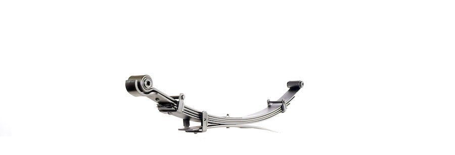 COPPIA BALESTRE MITSUBISHI L200 K74T/PAJERO RINFORZATA A 5 FOGLI DI CUI 1 DOPPIO - Autoricambi4x4