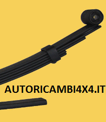 COPPIA BALESTRE MITSUBISHI L200 KB4T DAL 2006 A 6 FOGLI DI CUI 2 RINFORZATI - Autoricambi4x4