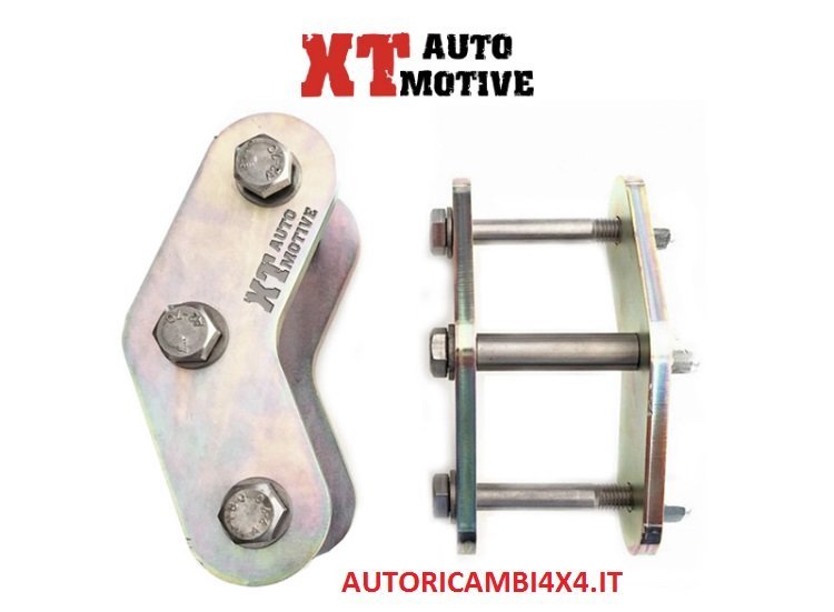 COPPIA BISCOTTINI BOOMERANG PER SUZUKI SJ SAMURAI - 120MM (Rialzo ottenuto+2,5CM) - Autoricambi4x4
