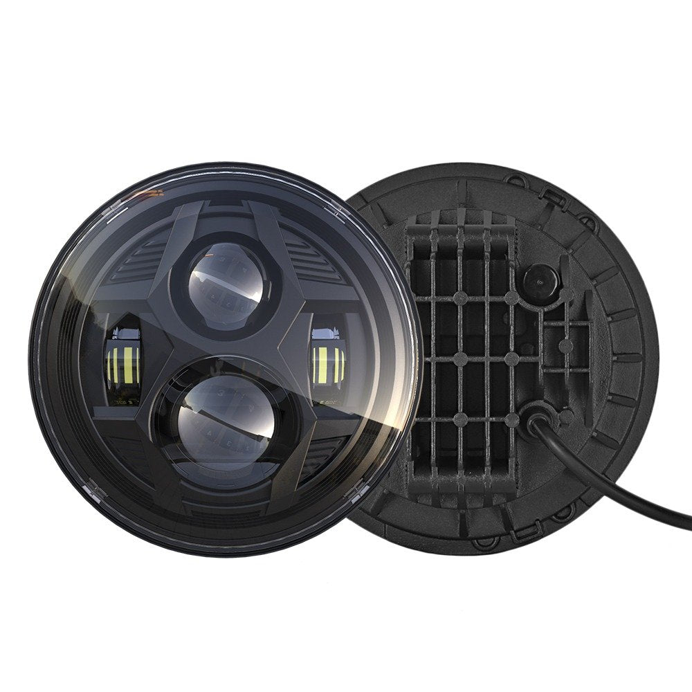 COPPIA FARI FULL LED 7'' - Autoricambi4x4