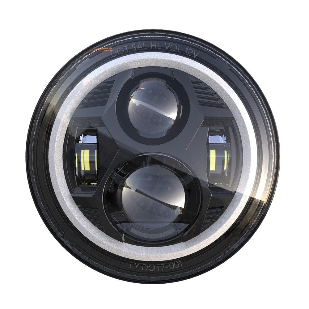 COPPIA FARI FULL LED 7'' - Autoricambi4x4