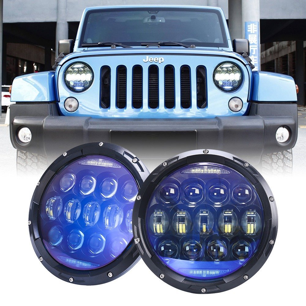 COPPIA FARI FULL LED 7'' DA 130W - Autoricambi4x4