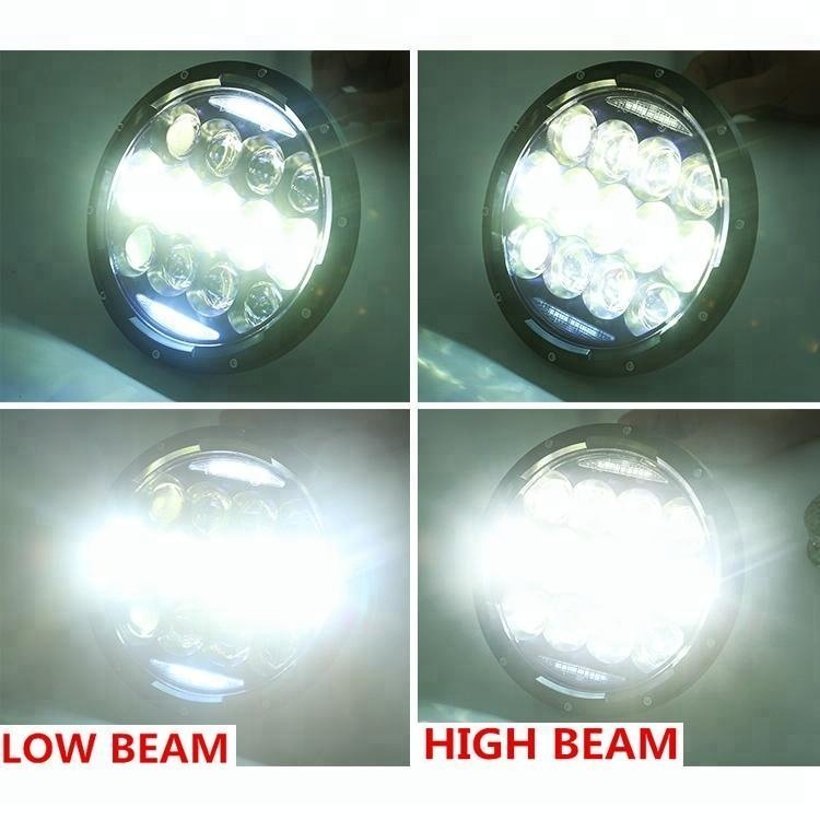 COPPIA FARI FULL LED 7'' DA 130W - Autoricambi4x4