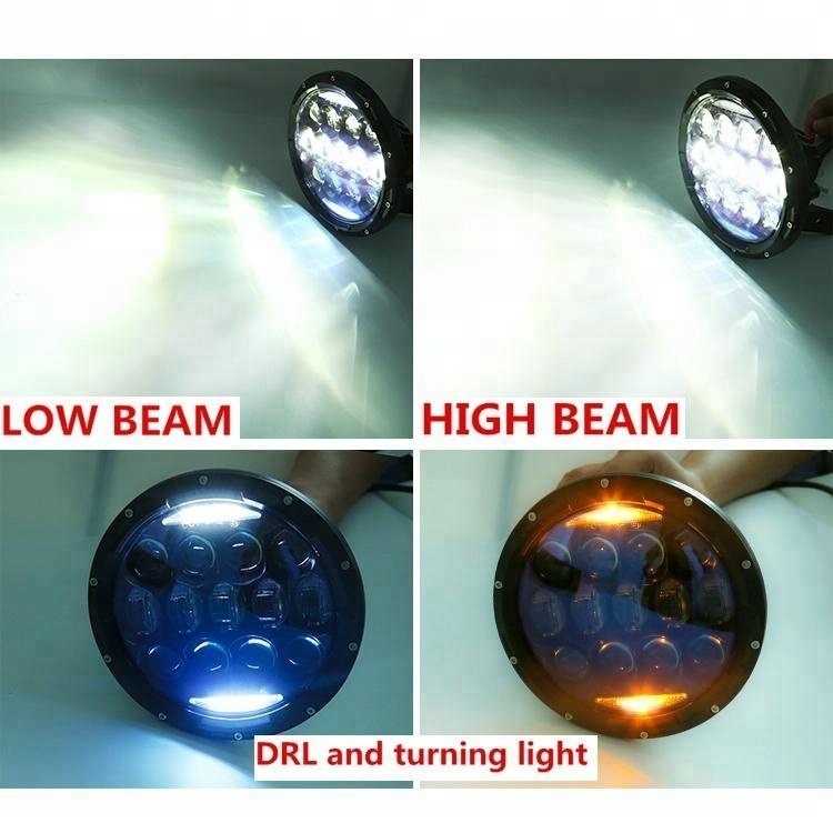 COPPIA FARI FULL LED 7'' DA 130W - Autoricambi4x4