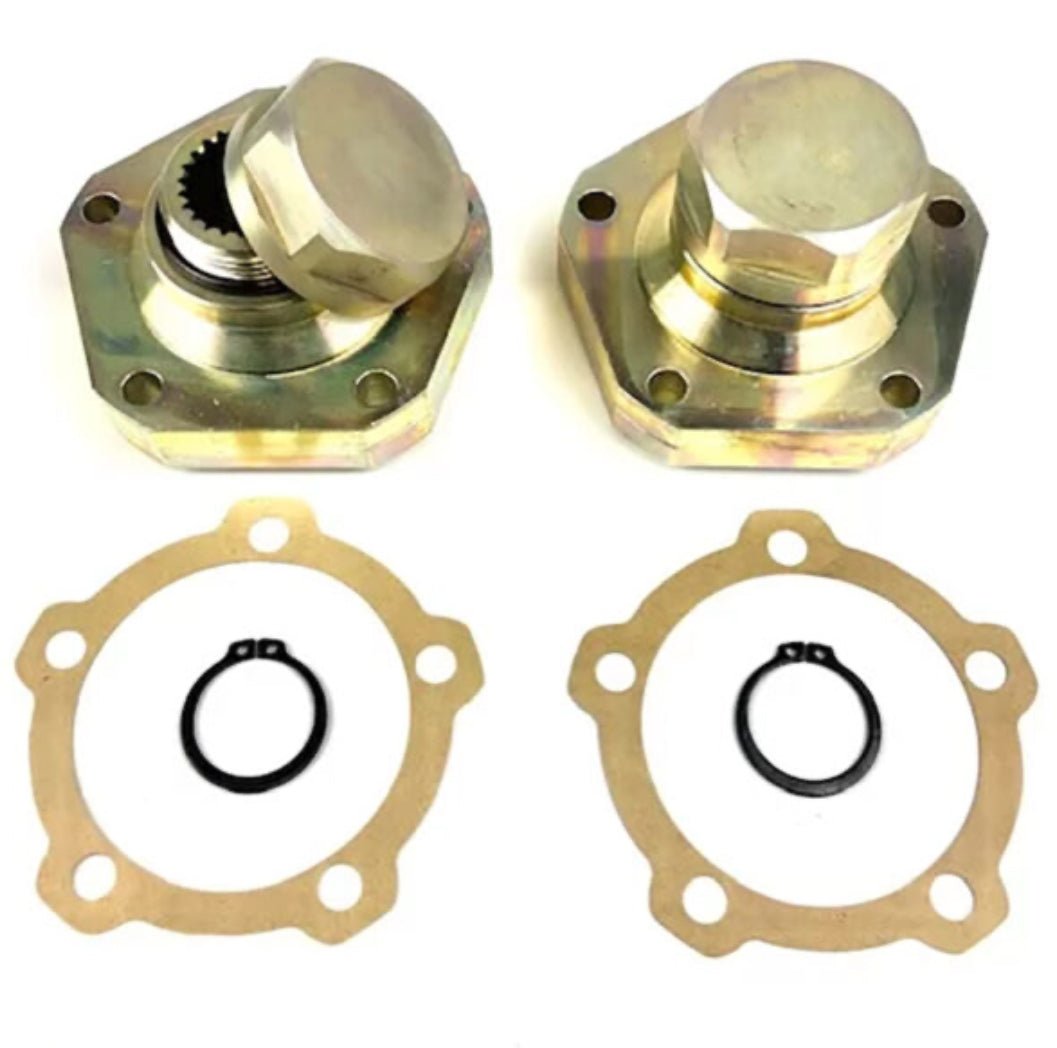COPPIA FLANGETTE RINFORZATE ASHCROFT PER LAND ROVER DISCOVERY I / RRC FINO AL 1992 - Autoricambi4x4