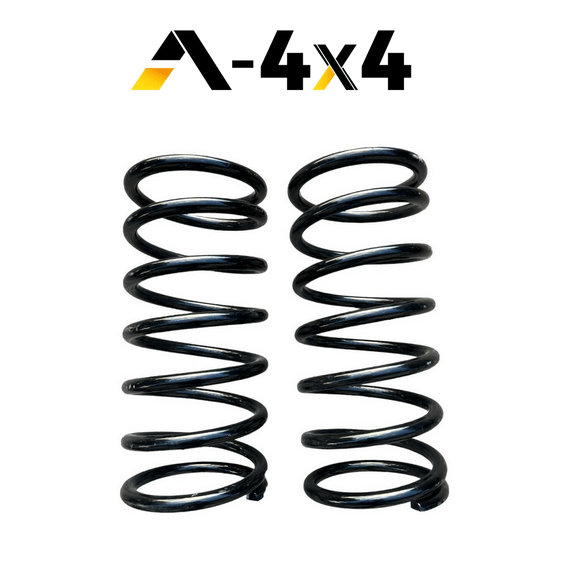 COPPIA MOLLE A - 4X4 POSTERIORI +5 CM MITSUBISHI PAJERO I° SERIE CON MOLLE - Autoricambi4x4