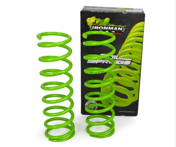 COPPIA MOLLE IRONMAN ANTERIORI +5CM TOYOTA LJ70 FARO QUADRO - Autoricambi4x4