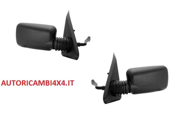 COPPIA SPECCHIETTI/SPECCHI RETROVISORI COMPLETI MECCANICI/MANUALI DESTRO - SINISTRO FIAT PANDA (141_)DAL 1983 AL 2003 - Autoricambi4x4
