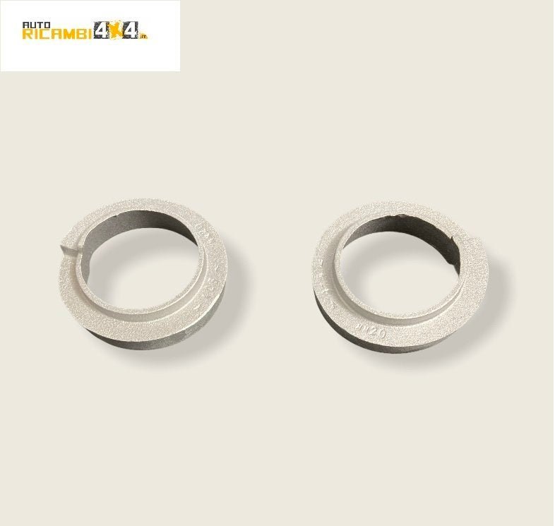 COPPIA SPESSORI MOLLE ANTERIORI +2cm FIAT PANDA (312/319) 2011 - 2021 - Autoricambi4x4