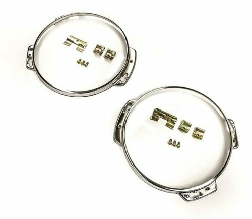 COPPIA SUPPORTI/ GHIERE/ STAFFE FARI 7'' POLLICI SUZUKI SJ410/ SJ413/SAMURAI/ SANTANA - Autoricambi4x4