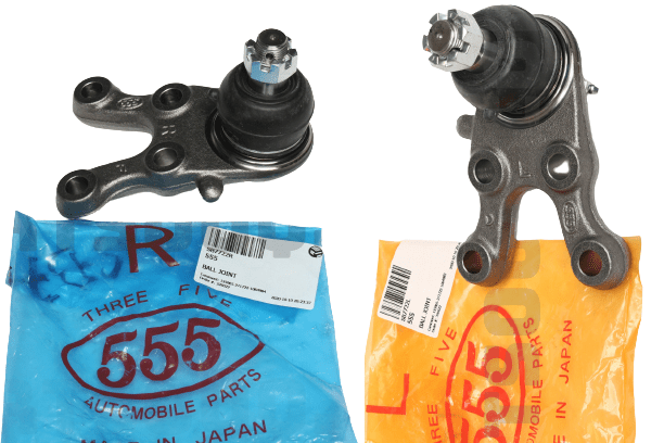 COPPIA TESTINE BRACCIO ANTERIORE INFERIORE 555 MITSUBISHI PAJERO II/ L200 K74/ PAJERO SPORT - Autoricambi4x4