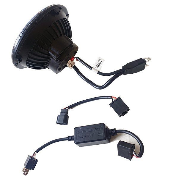 FARI ANTERIORI FULL LED 7″ OMOLOGATI - Autoricambi4x4