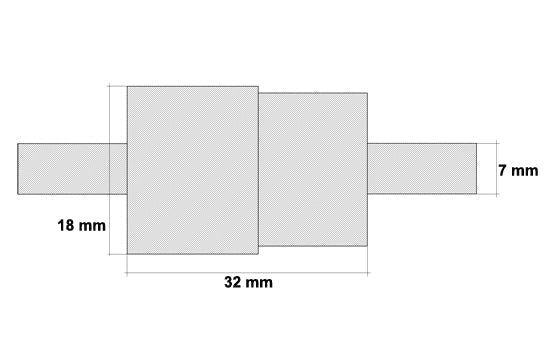 FILTRO BENZINA IN PLASTICA ( ATTACCO Ø 7 MM ) - Autoricambi4x4