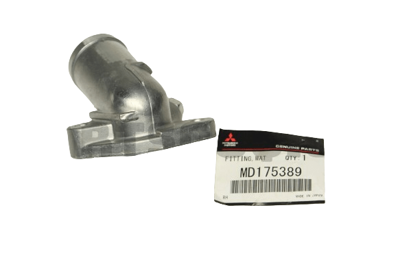 FLANGIA/ RACCORDO USCITA ACQUA MITSUBISHI PAJERO/ GALLOPER (ORIGINALE) - Autoricambi4x4