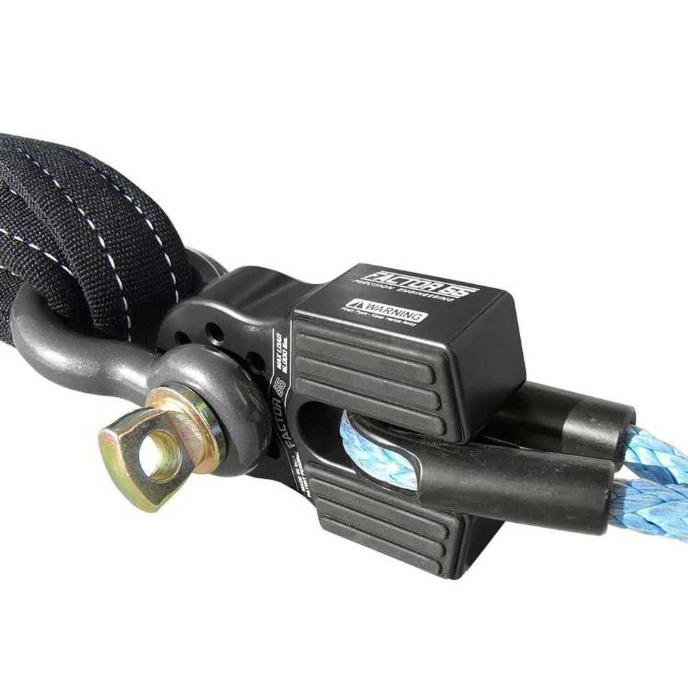 Flatlink con perno in titanio e protezione in gomma nera Factor 55 - Autoricambi4x4