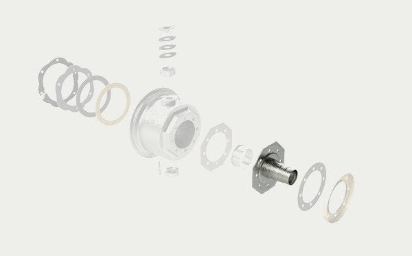 FUSO A SNODO/ MOZZO RUOTA ANTERIORE TOYOTA LAND CRUISER SERIE 80 - Autoricambi4x4