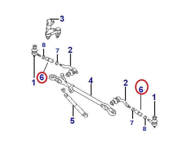 GIUNZIONE TESTINA/ MANICOTTO COLLEGAMENTO TESTINE STEZO MITSUBISHI PAJERO II/ L200 (ORIGINALE) - Autoricambi4x4
