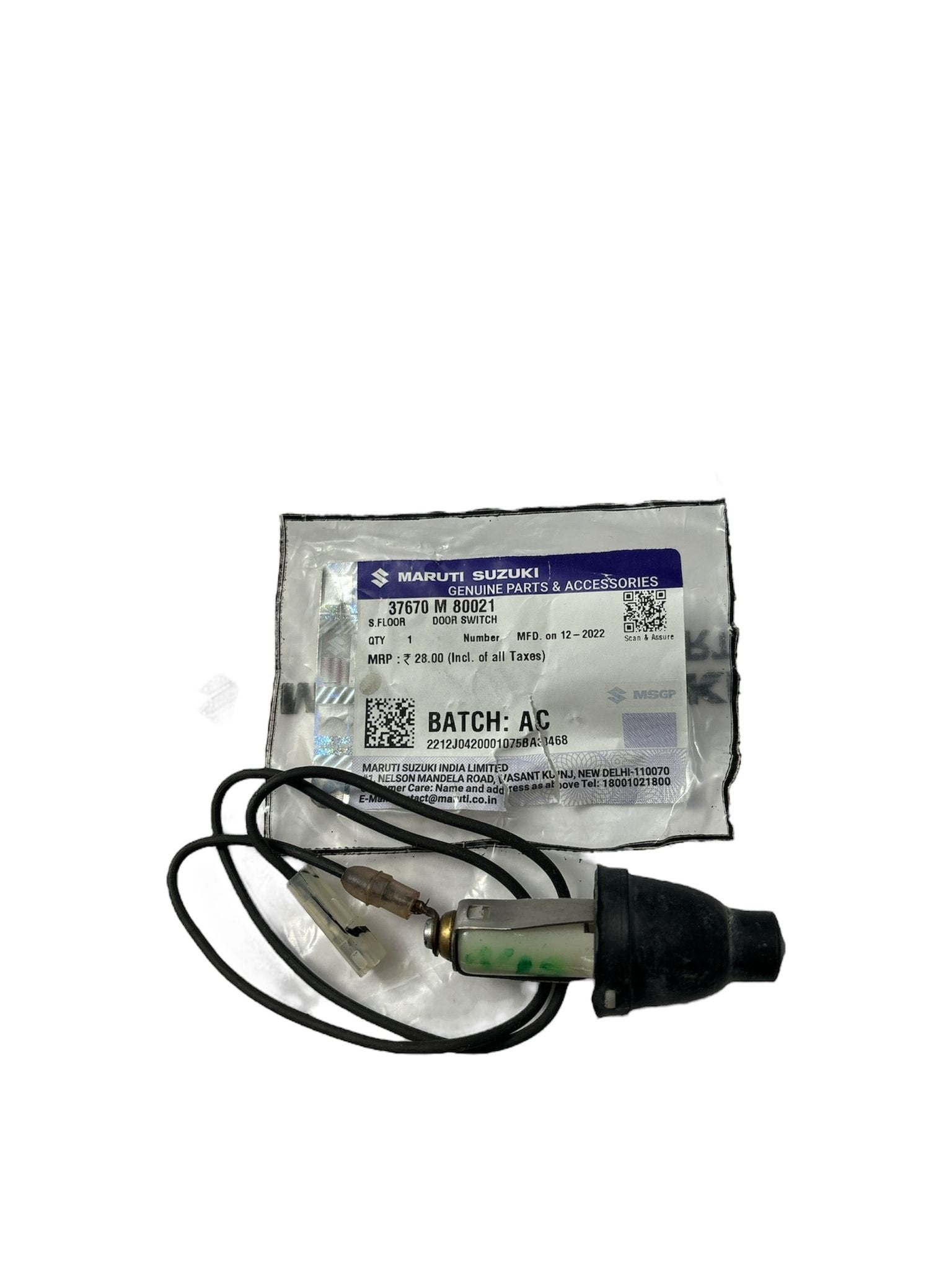 INTERRUTTORE PORTIERA LUCE SUZUKI SJ410/ SJ413/ SAMURAI/ SANTANA (ORIGINALE) - Autoricambi4x4